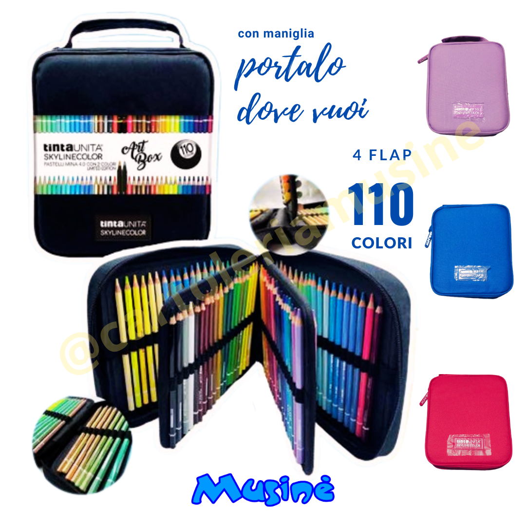 Astuccio Art Box 110 Pastelli Mina 4.0 - Cartoleria Musinè