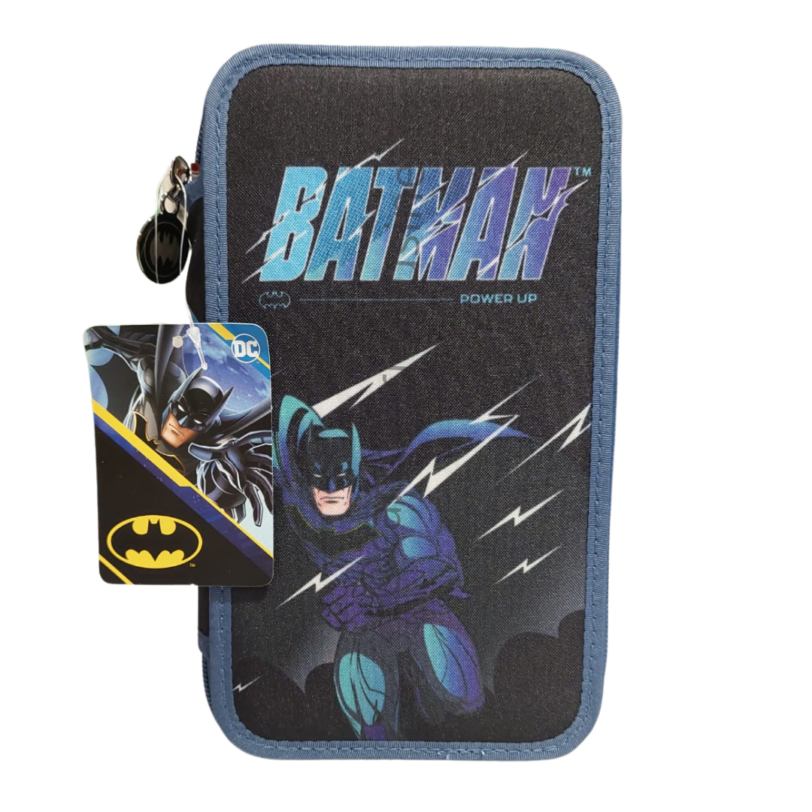 Astuccio 3 zip accessoriato Batman power up - immagine 2