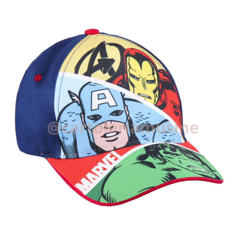 CAPPELLINO CON OCCHIALI AVENGERS-  MARVEL SET AVENGERS- CAP + GLASSES - immagine 4