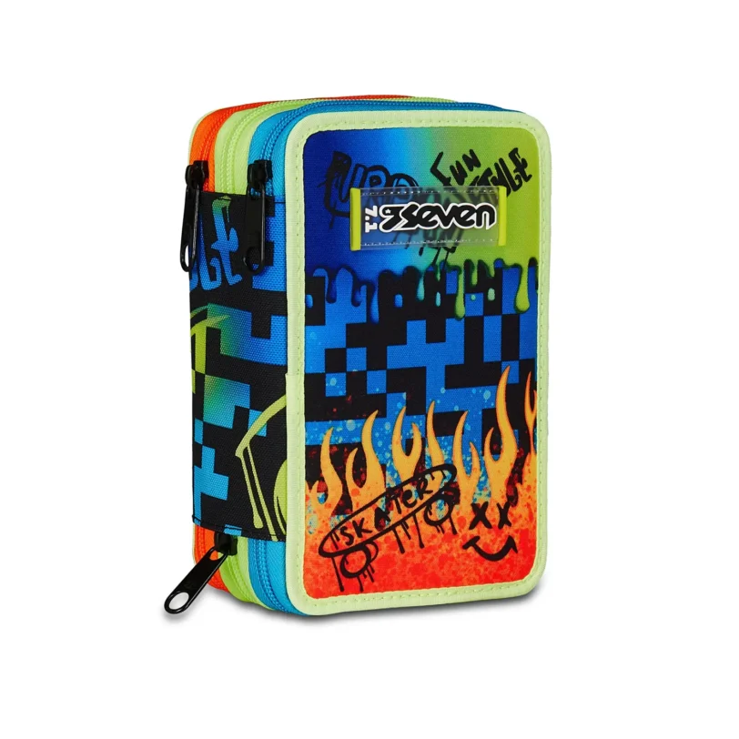 Astuccio Seven® DUAL -  SCRIBBLED FLAME - immagine 2