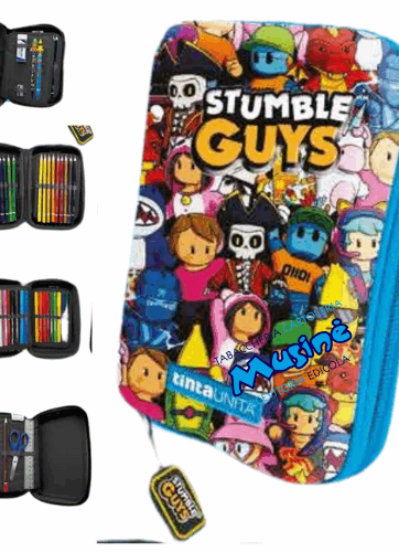 Astuccio OneTime “Stumble Guys” AZZURRO – TintaUnita