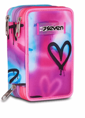 Astuccio Seven Sprint Paint Girl 3 Zip – Super Completo 45 Pezzi 2025