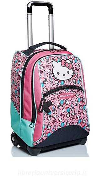 Zaino Trolley Hello Kitty Fabulous | Elegante, Resistente e Super Capiente 1 Scopri lo Zaino Trolley Hello Kitty Fabulous : elegante, resistente e capiente. Con ruote robuste e stile unico, è il compagno ideale per la scuola!